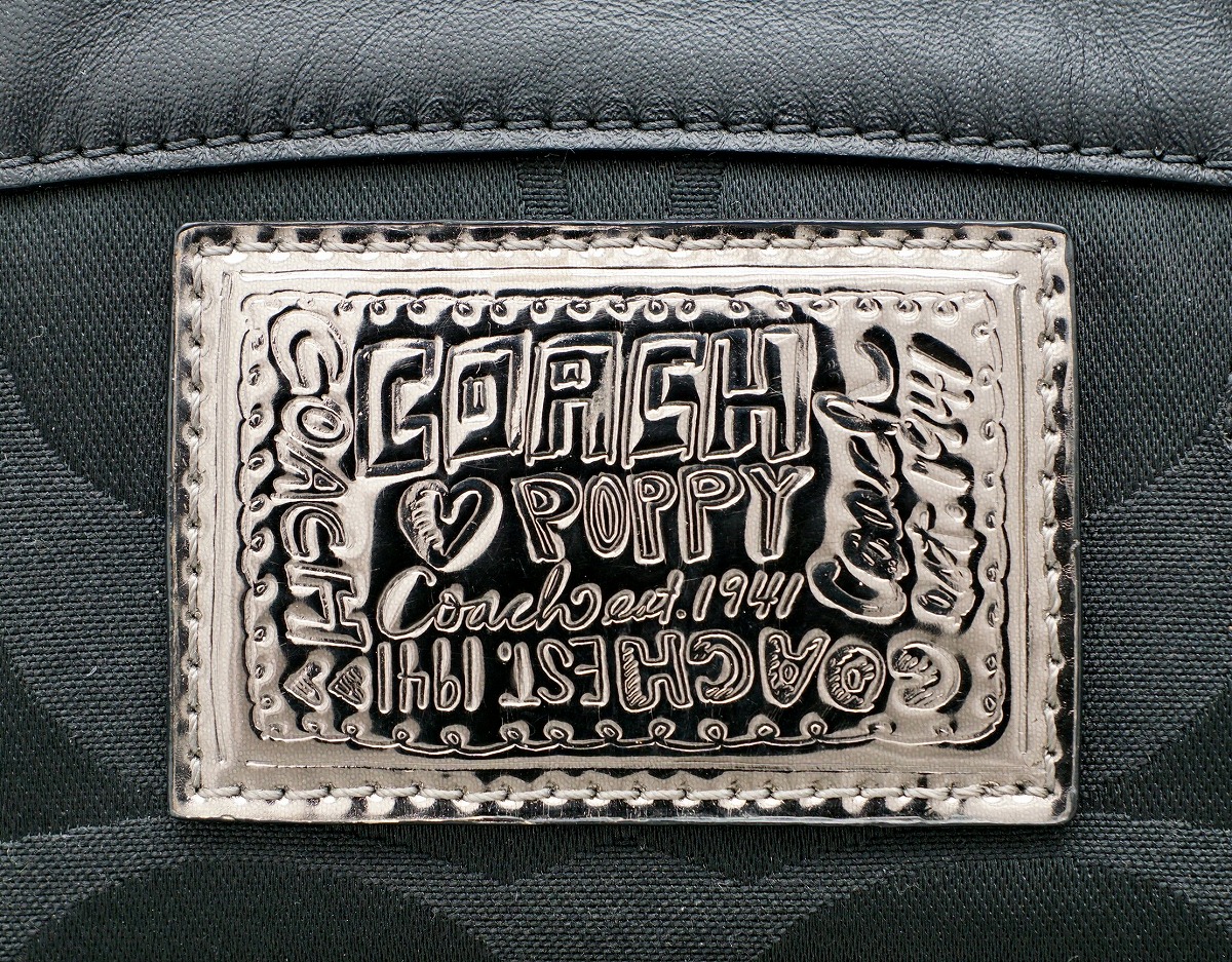 楽天市場】【バッグ】COACH コーチ ポピー シグネチャー ハンドバッグ