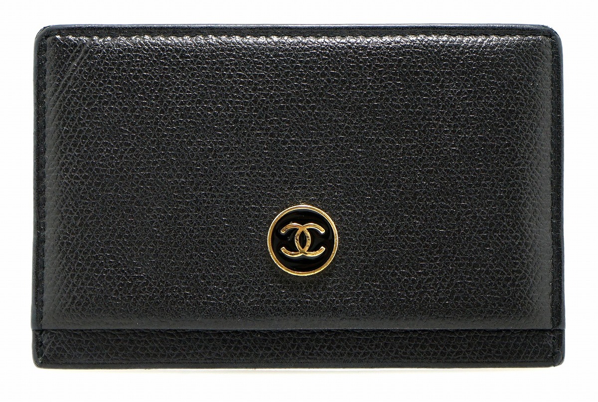 楽天市場】CHANEL シャネル ココボタン カードケース 名刺入れ パス