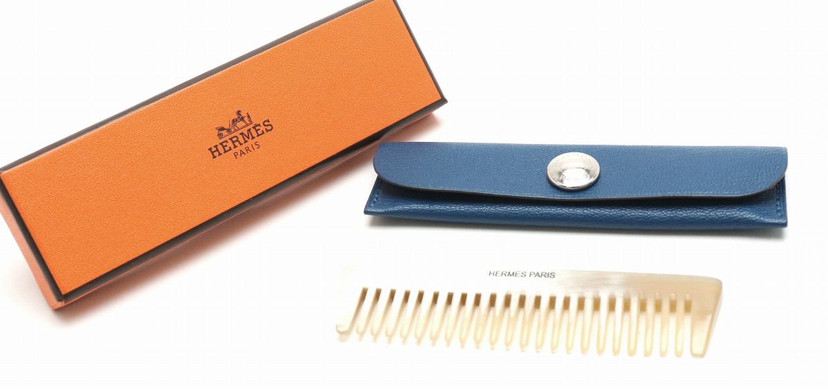 激レア 希少 美品 貴重 HERMES コーム レザーケース バッファロー