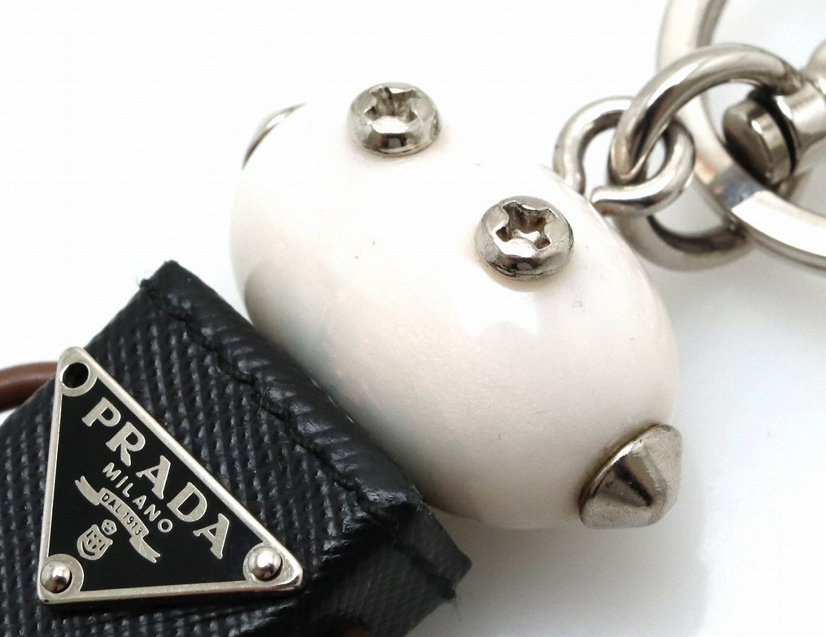 楽天市場】PRADA プラダ ロボット エドワード チャーム キーホルダー