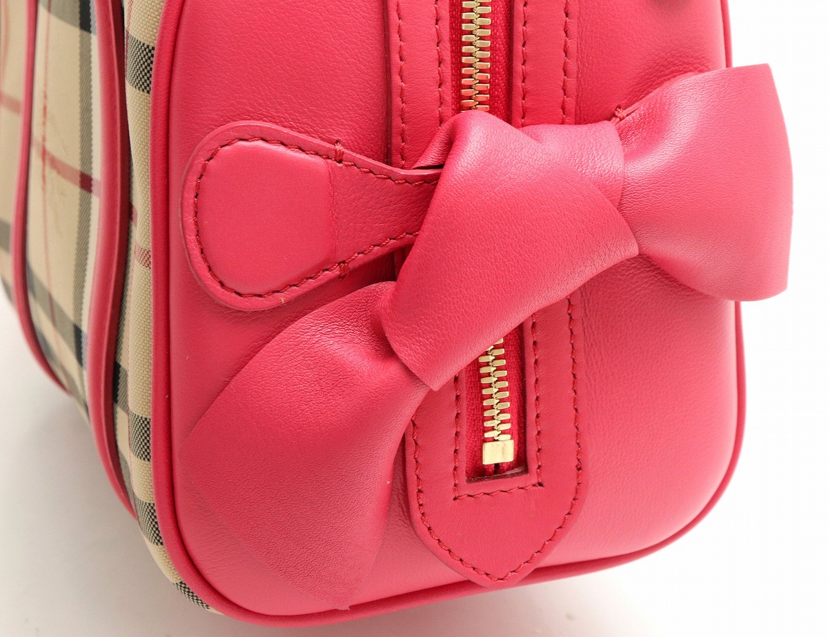 楽天市場】【バッグ】BURBERRY バーバリー ノバチェック ミニボストン