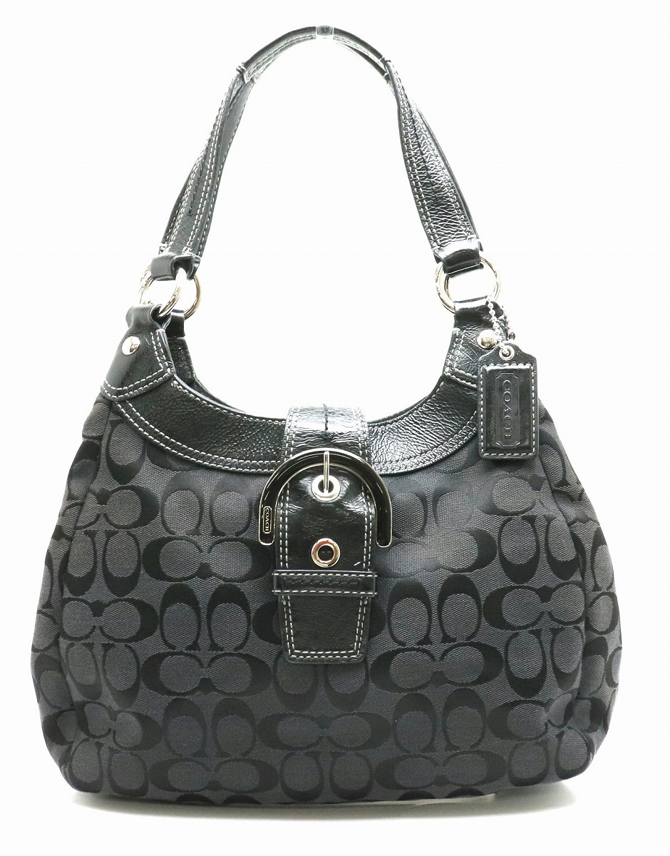 楽天市場】【バッグ】COACH コーチ シグネチャー ハンドバッグ