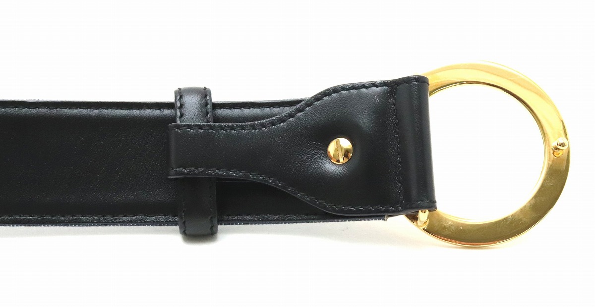 楽天市場】BVLGARI ブルガリ ロゴマニア ベルト デニム キャンバス