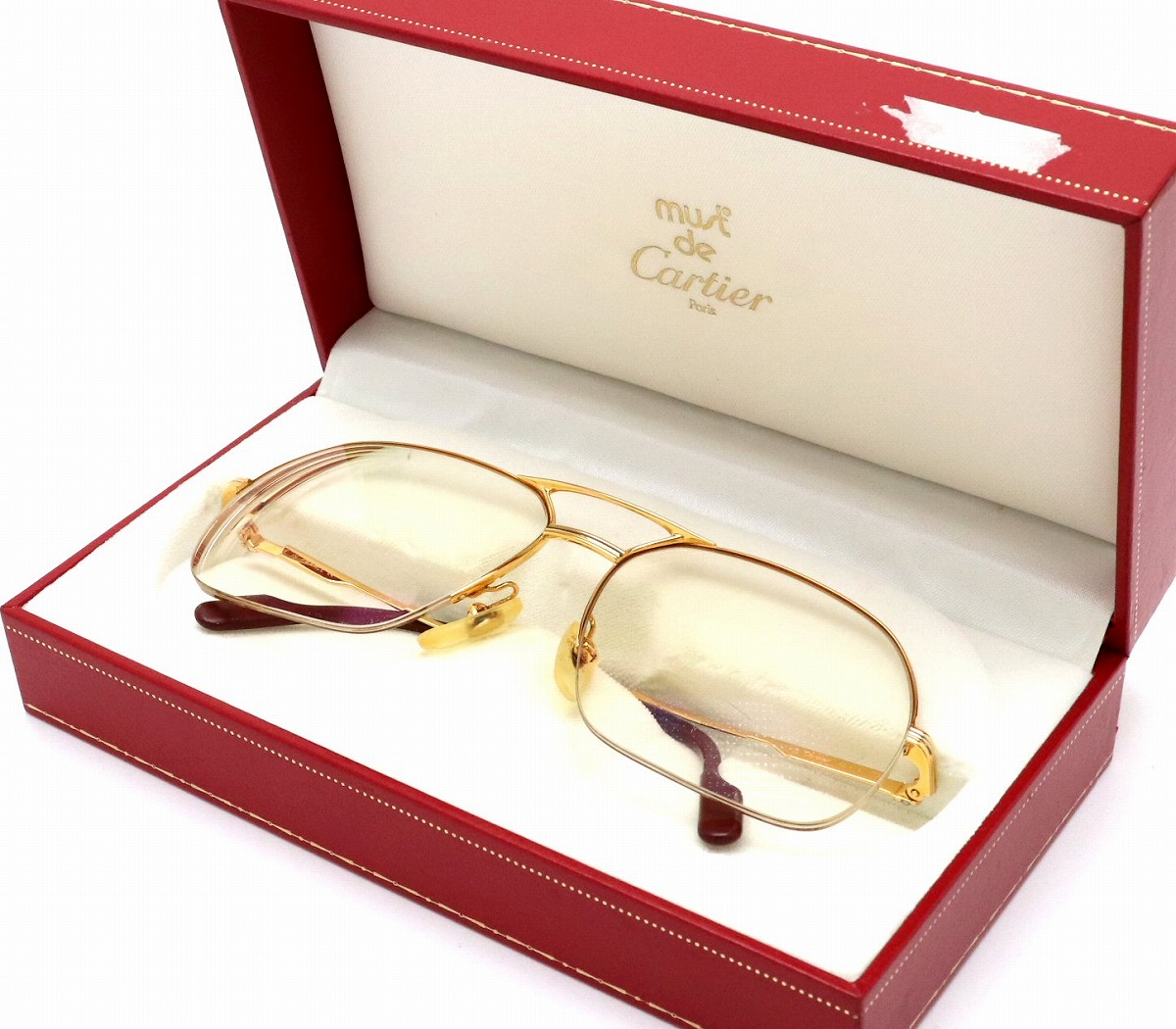 楽天市場】Cartier カルティエ トリニティ 眼鏡 メガネ めがね ハーフ