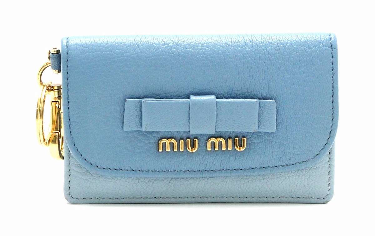 楽天市場】Miu Miu ミュウ ミュウ マドラス カードケース 名刺入れ
