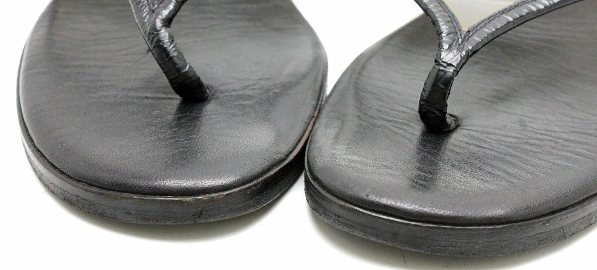 楽天市場】【靴】CHANEL シャネル トング サンダル ココマーク レザー