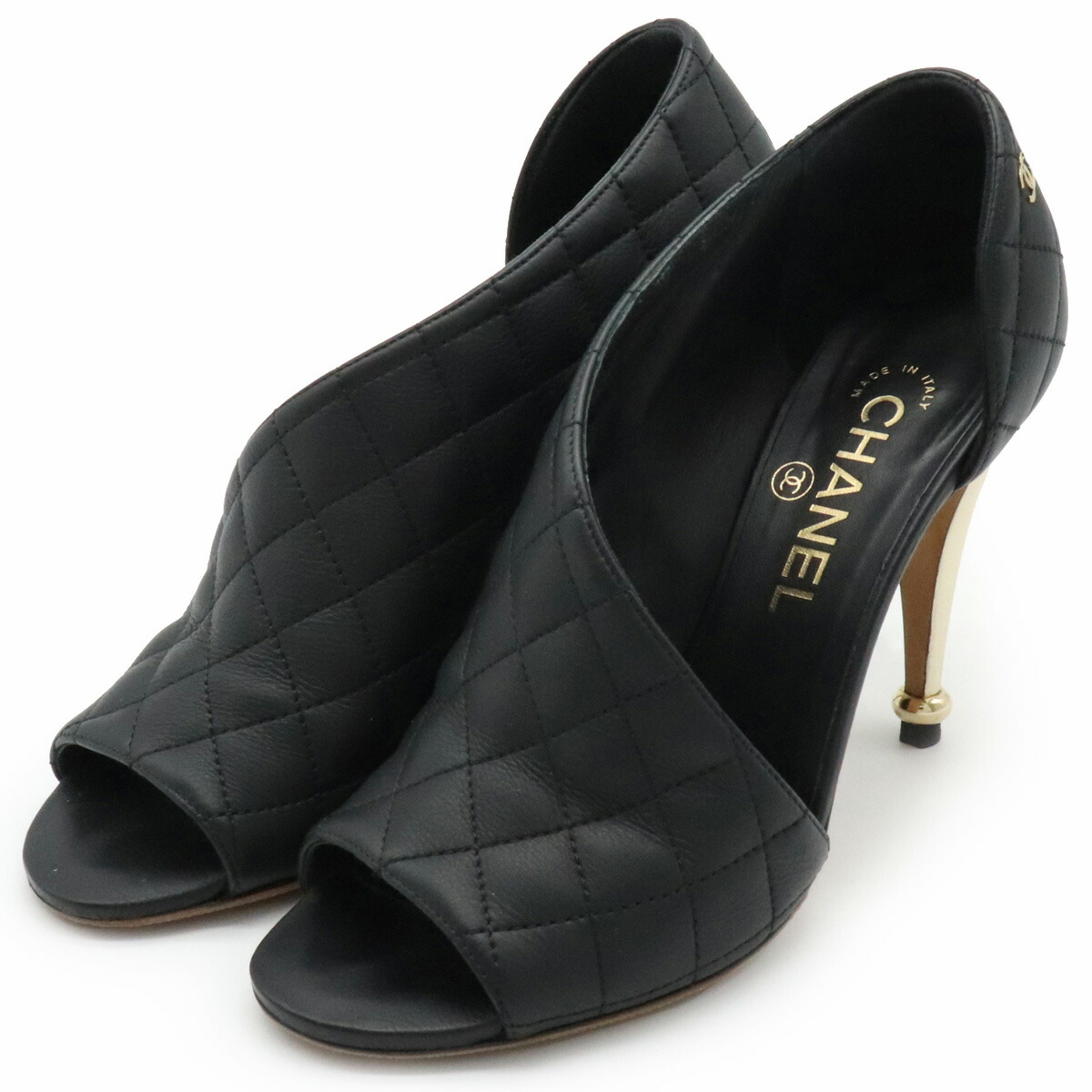 楽天市場】【靴】CHANEL シャネル マトラッセ キルティング パンプス