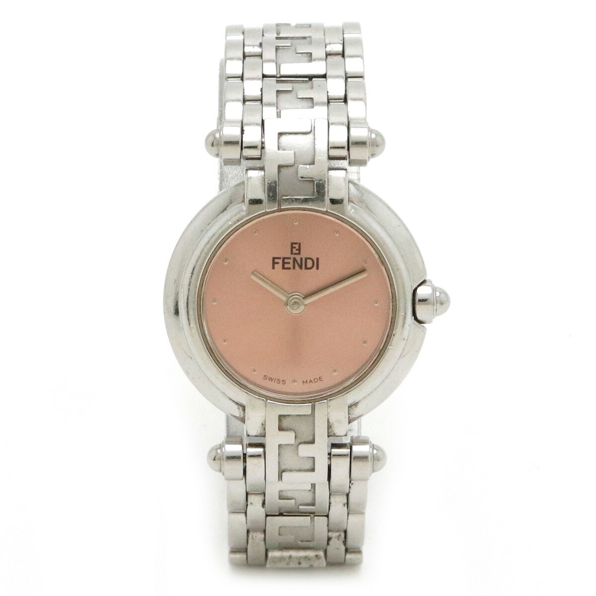 楽天市場】【ウォッチ】FENDI フェンディ ズッカ ピンク文字盤 SS