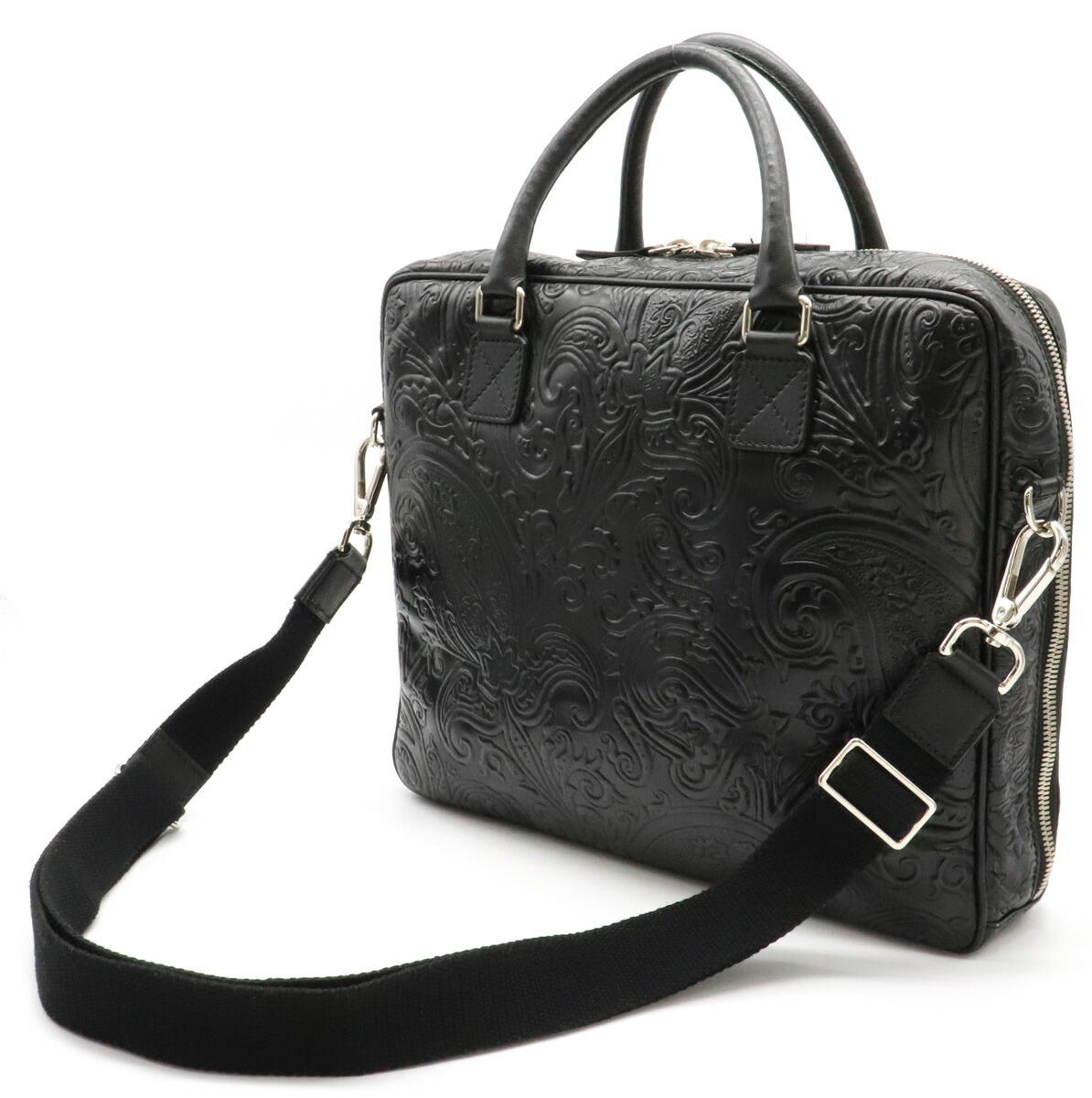 楽天市場】【バッグ】ETRO エトロ マルゴット ペイズリー柄 エンボス