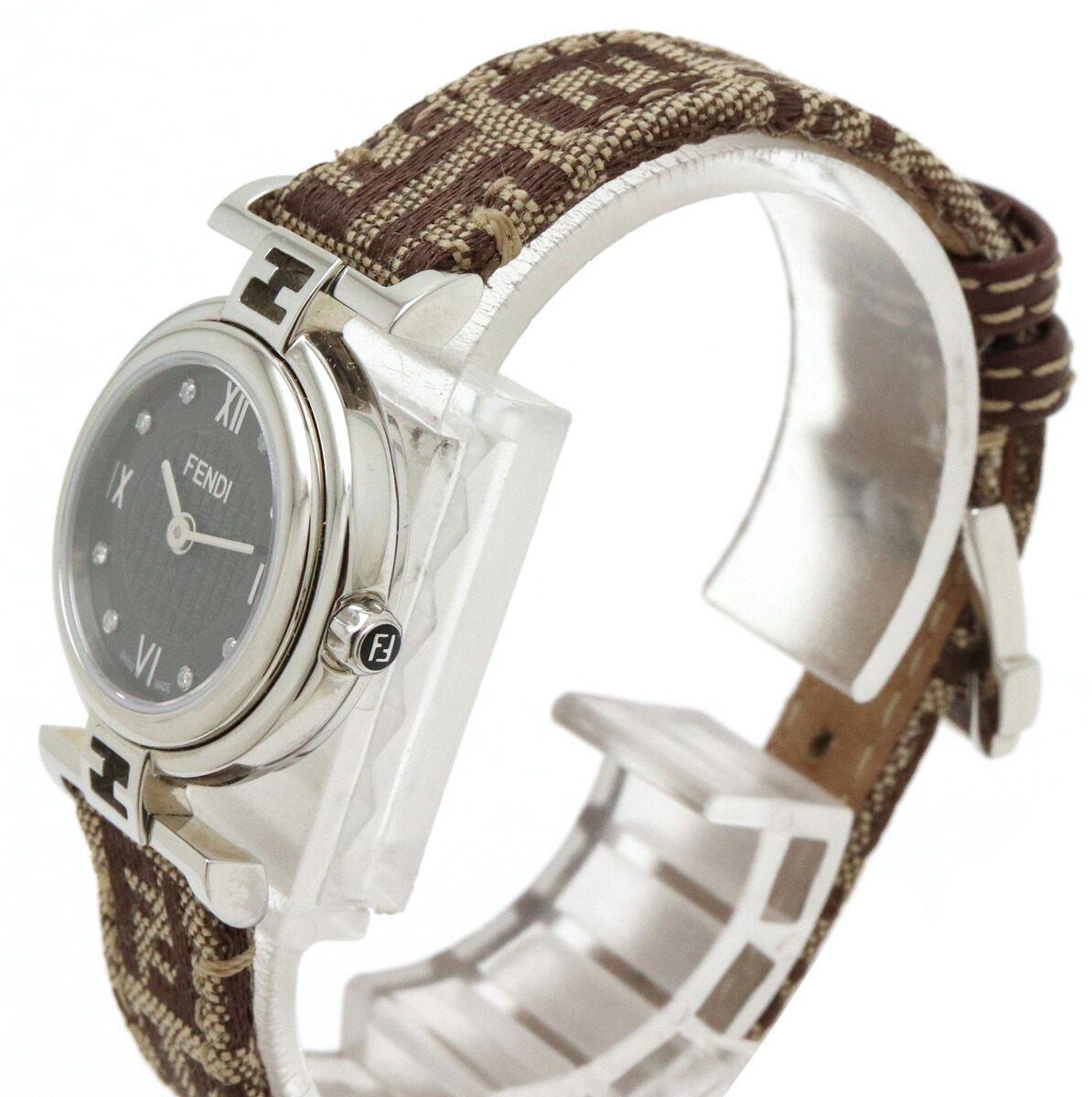 楽天市場】【ウォッチ】FENDI フェンディ ダークブラウン文字盤 8P