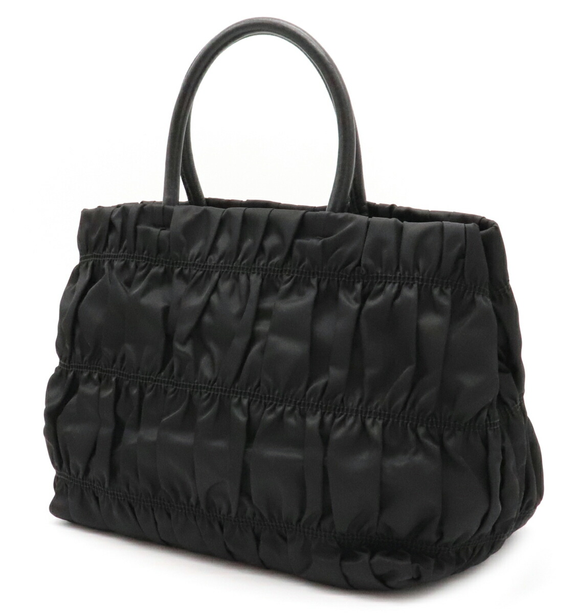 楽天市場】【バッグ】PRADA プラダ ギャザー ハンドバッグ トート