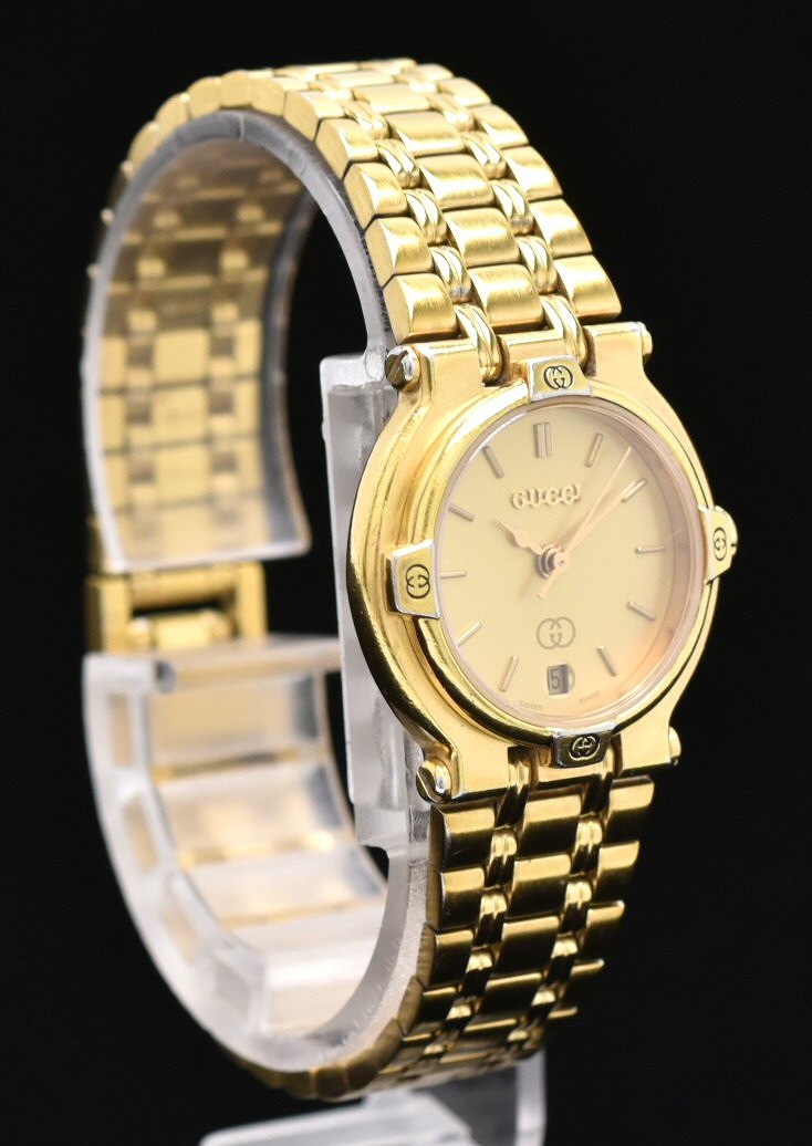 楽天市場】【ウォッチ】GUCCI グッチ デイト ゴールド文字盤 GP