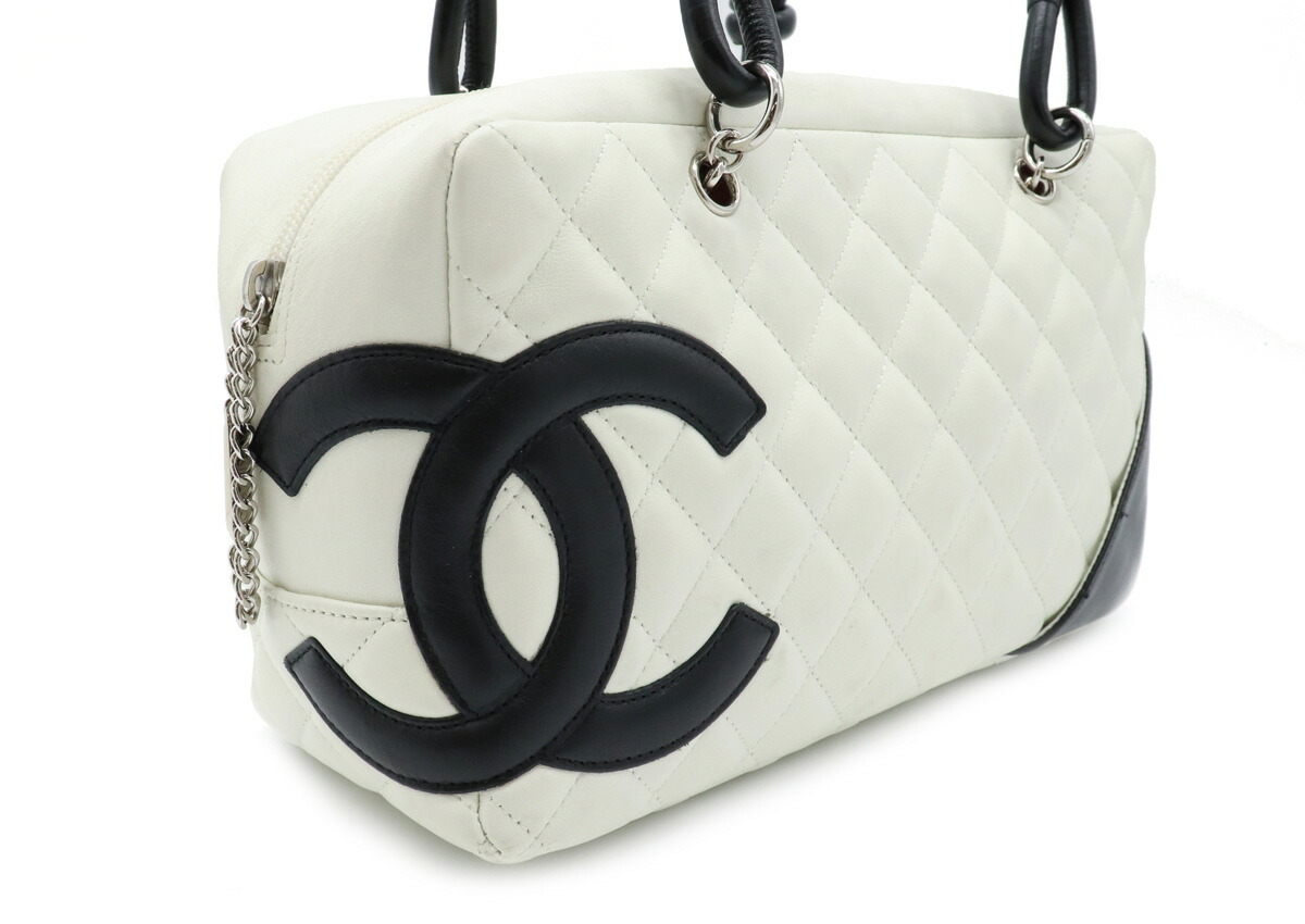 楽天市場】【バッグ】CHANEL シャネル カンボンライン ボウリング