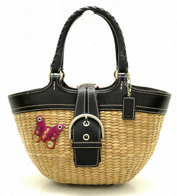 楽天市場】【バッグ】COACH コーチ バタフライストローバッグ