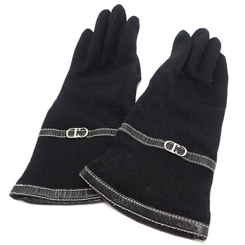 楽天市場】Christian Dior クリスチャン ディオール 手袋 カシミヤ100