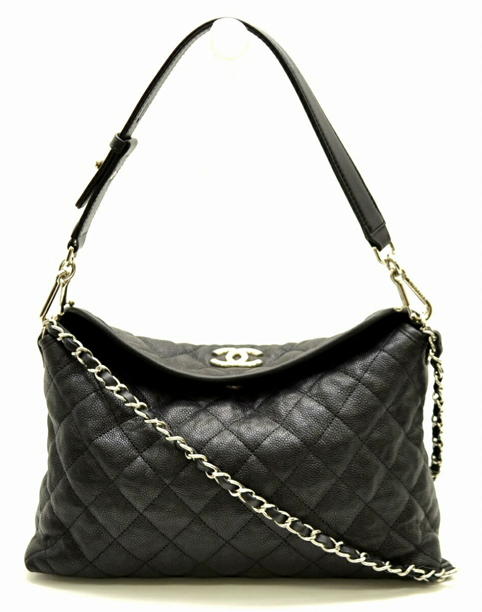 楽天市場】【バッグ】CHANEL シャネル キャビアスキン 2WAY ショルダー
