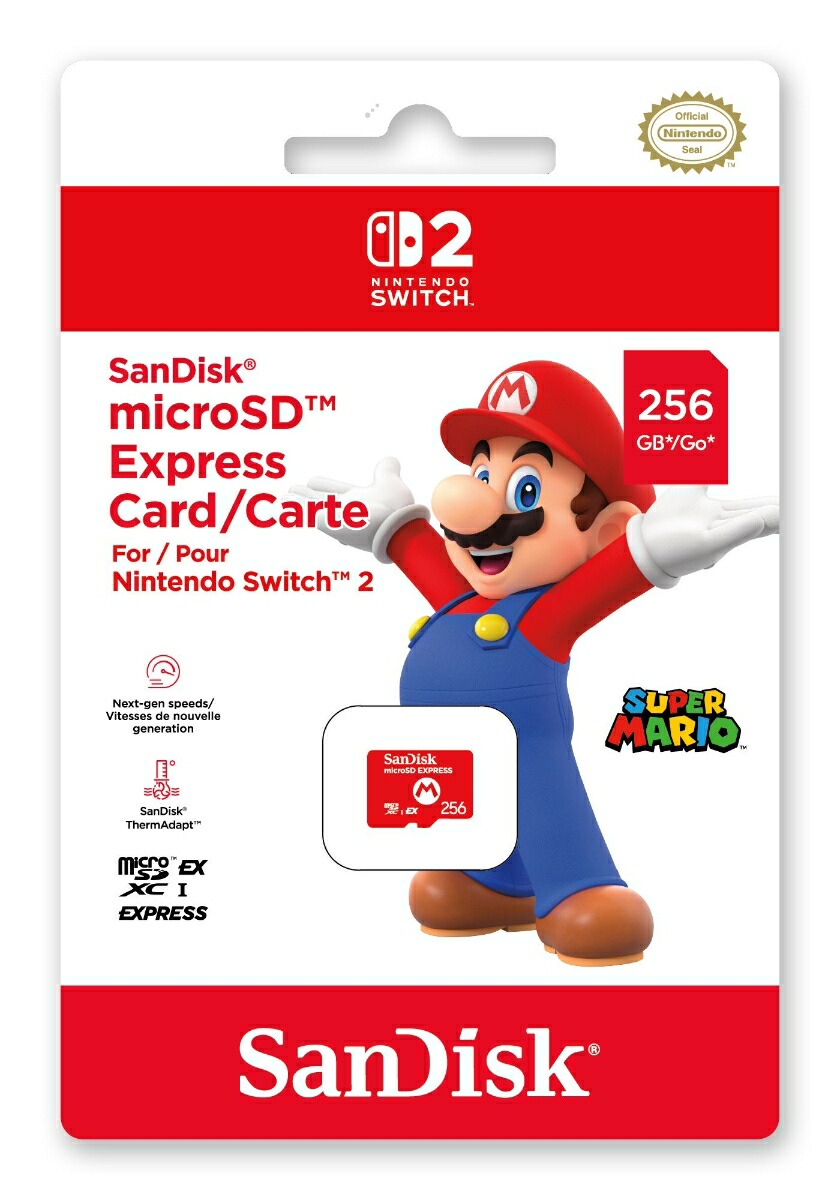 楽天ブックス: SanDisk microSD Express Card 256GB for Nintendo