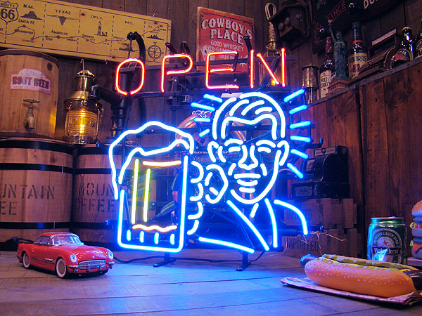 楽天市場】【即納】【在庫あり】ビールで乾杯！ ネオン管 アメリカン