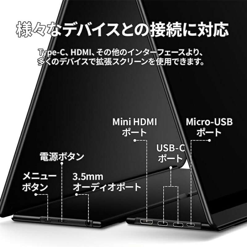 楽天市場】EHOMEWEI モバイルモニター 16インチ 4K 3840x2400