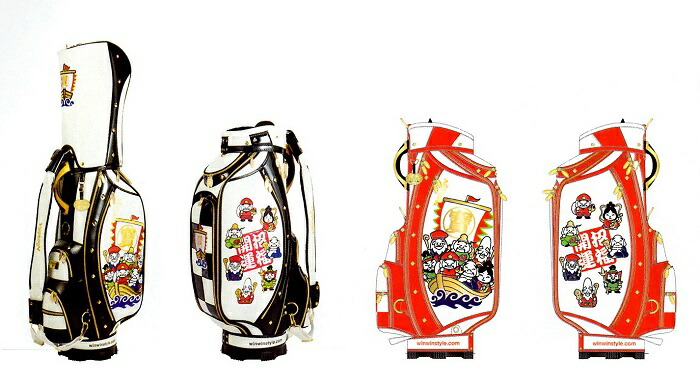 楽天市場】【WINWINキャディバッグ】七福神 / SEVEN GODs 9.0型 GOLD