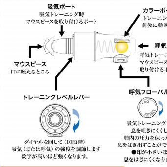 楽天市場】オート ブレスホーム ブレストレーナー 呼吸トレーニング