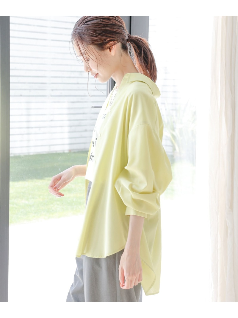 楽天市場】【SALE／60%OFF】お手入れらくらくフレンチリネンシャツ