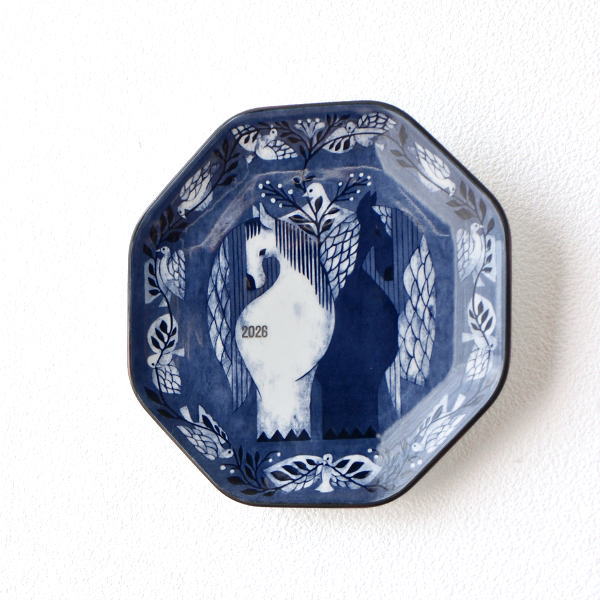 楽天市場】2026年 干支 午 飾り皿｜福田利之×波佐見焼 イヤープレート