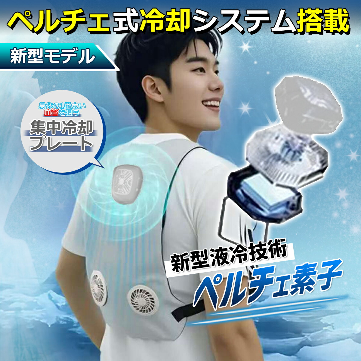 楽天市場】冷却ベスト ペルチェベスト 冷却プレート 次世代空調ウェア
