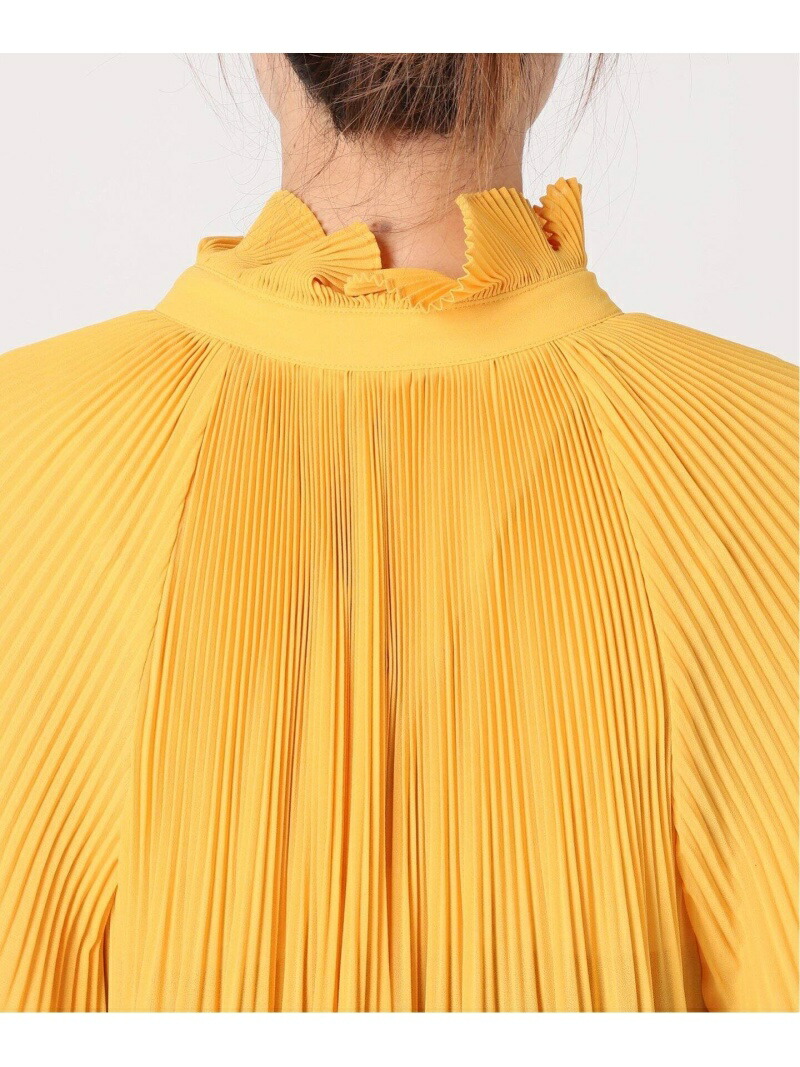 楽天市場】【L'UNE/リュンヌ】別注プリーツフリルブラウス VERMEIL par