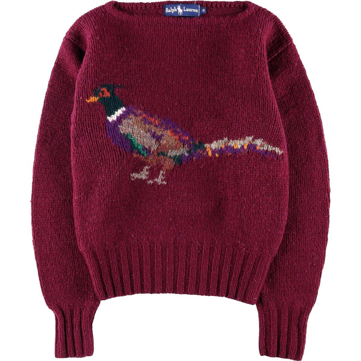 楽天市場】ラルフローレン Ralph Lauren 鳥柄 ハンドニット ウール