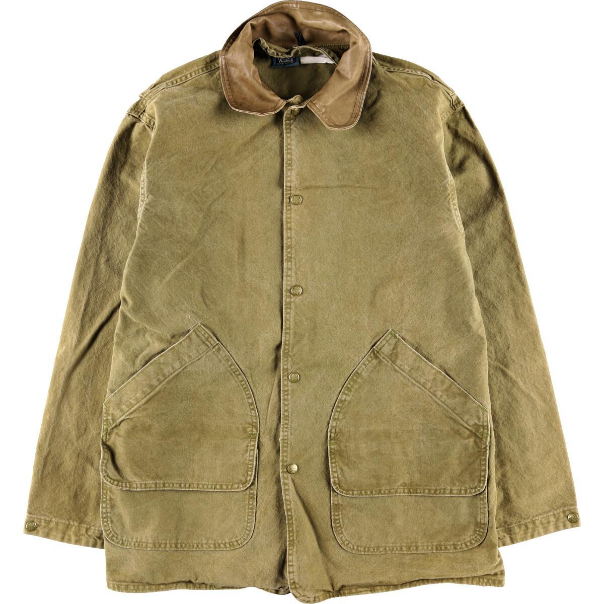楽天市場】90年代 ウールリッチ WOOLRICH レザー襟 ダック地