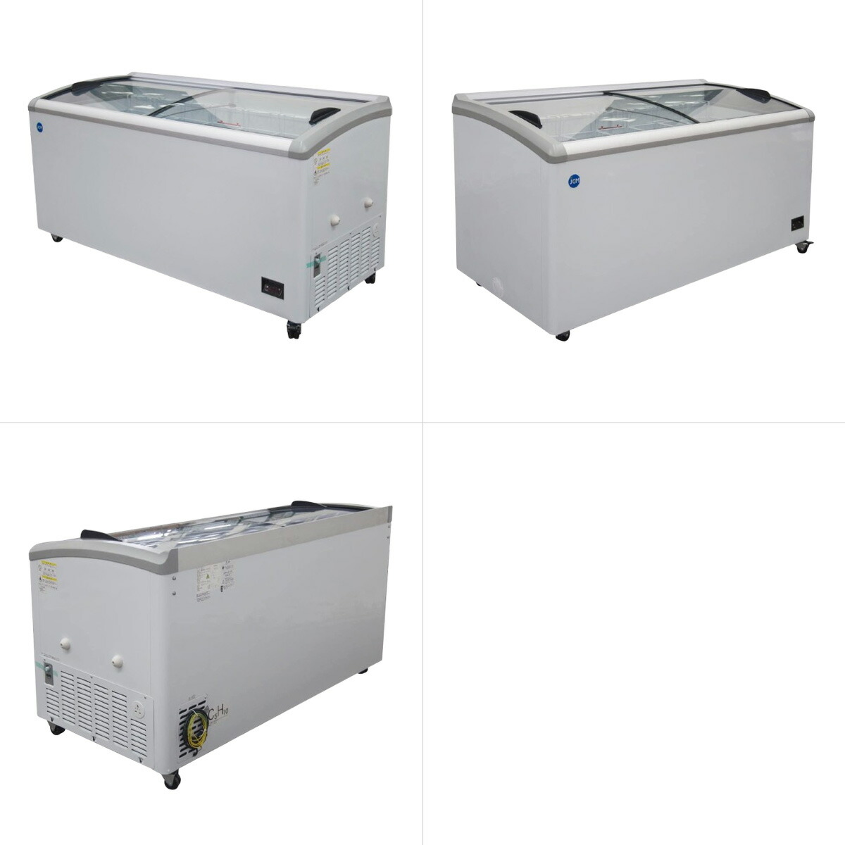 楽天市場】JCM 冷凍 ショーケース JCMCS-350L ラウンド扉 LED照明