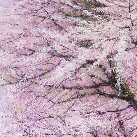 楽天市場】絵画 油絵 二十間道路桜並木 F20号 （木村由記夫） 送料無料