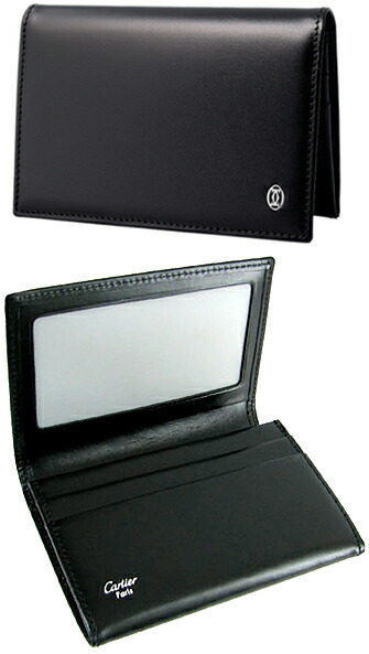 楽天市場】Cartier CARDCASEカルティエ 二つ折り名刺入れ カードケース