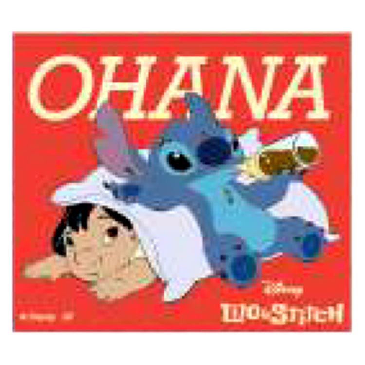 楽天市場】スティッチ キャラクターステッカー オハナ 175940