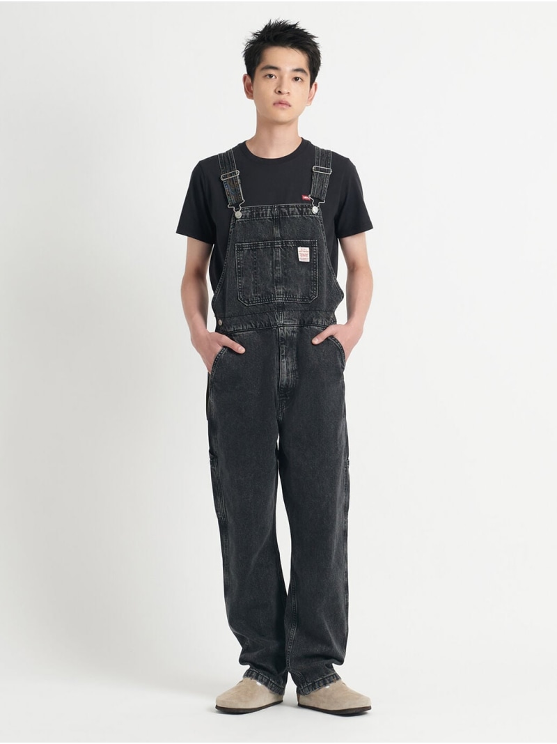 楽天市場】【SALE／50%OFF】オーバーオール ブラック DARKLY WASH