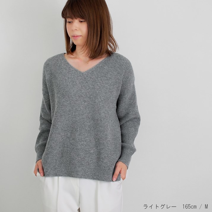 楽天市場】PRODIGAL カシミヤ 100％ vネック ニット 畦編み 日本製