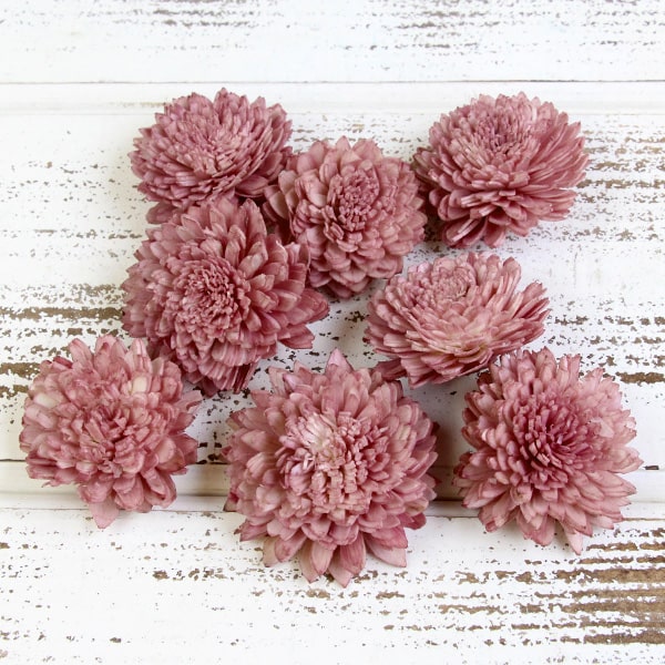 楽天市場】ハンドメイドフラワー 花材 即日出荷 ソーラーダリア・6cm