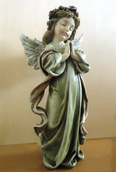 楽天市場】祈る リトルガールエンジェル/少女の天使の置物 西洋