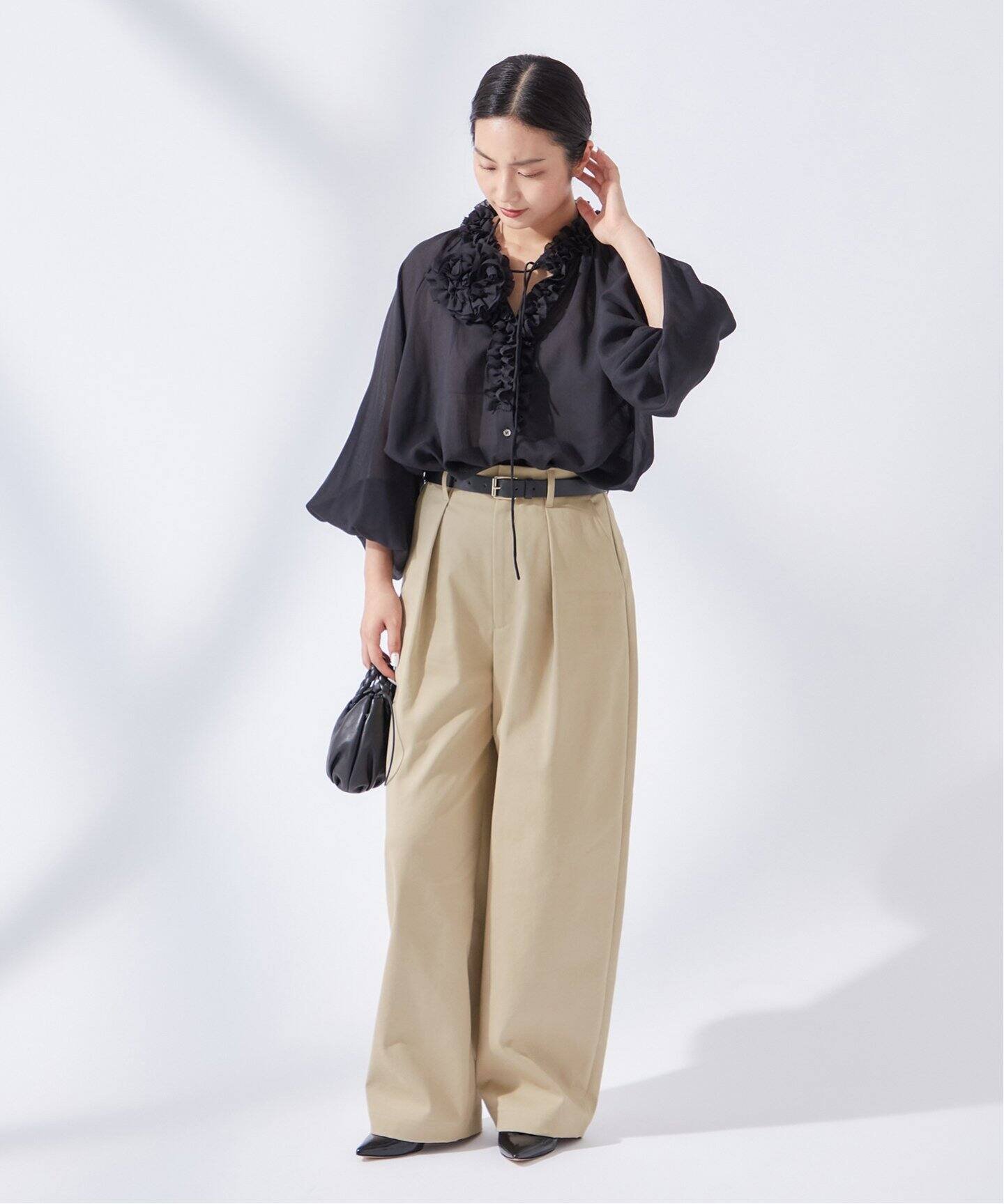 JOURNAL STANDARD L'ESSAGE｜《追加2》CP タックチノパンツ | Rakuten