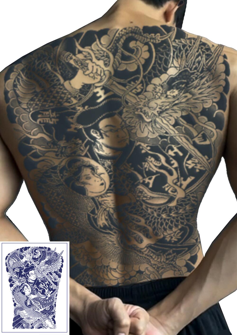 楽天市場】タトゥーシール メンズ ジャグアタトゥーシール 消えない 2