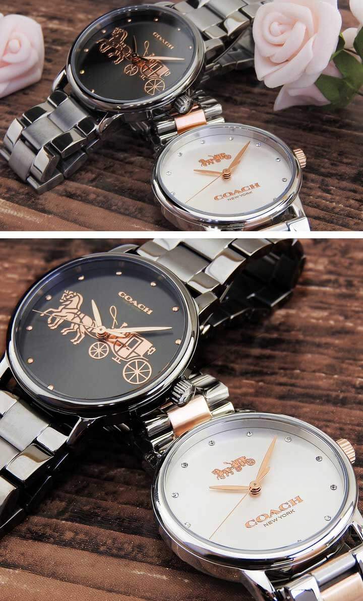 楽天市場】COACH コーチ 腕時計 時計 レディース Grand グランド