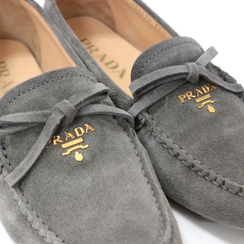楽天市場】PRADA プラダ 20AW スエード モカシン ドライビング