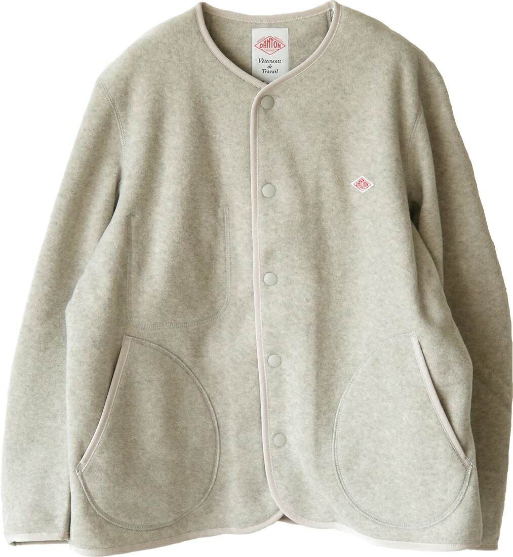 楽天市場】◇[JD-8911] DANTON(ダントン) フリース ノーカラー