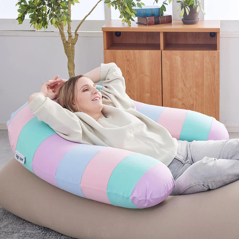 開封済み未使用品】yogibo ピンクカバー サポート クッション 開封済み