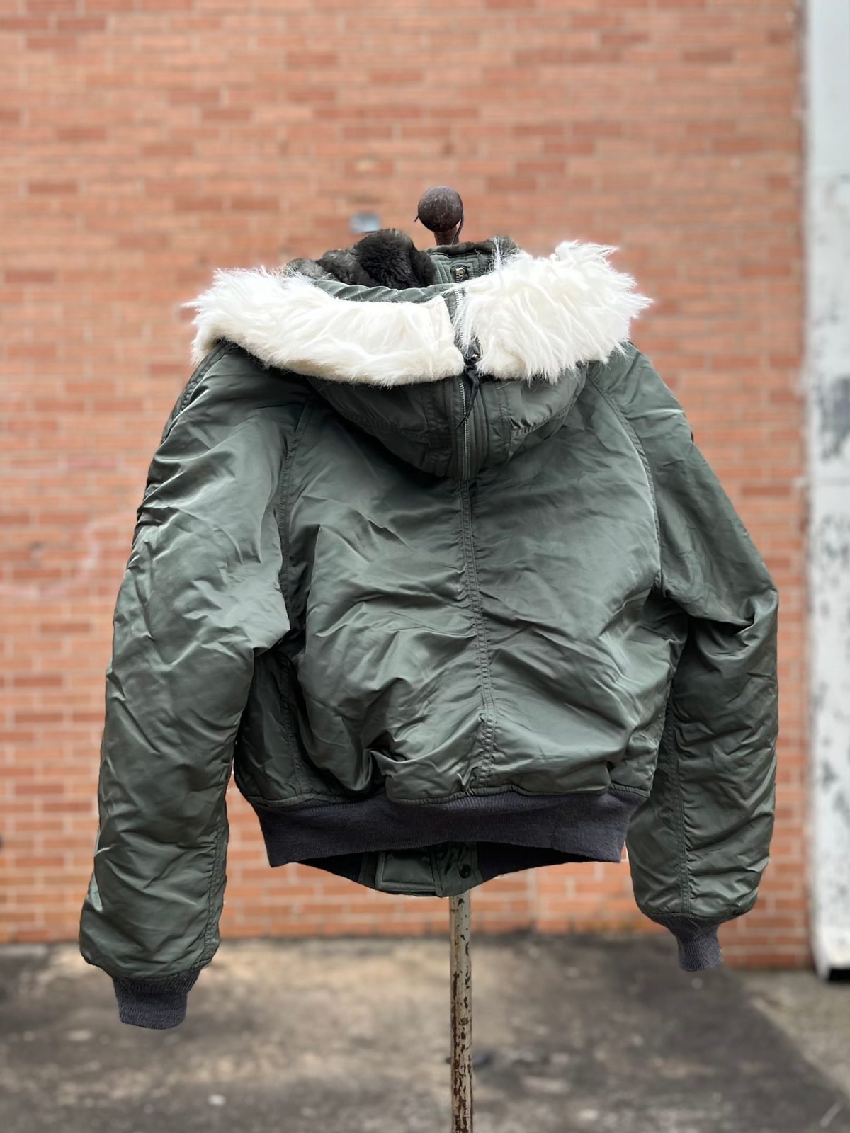 短丈archive furjacket n2b型 ma-1 y2k grunge 短丈 archive furjacket