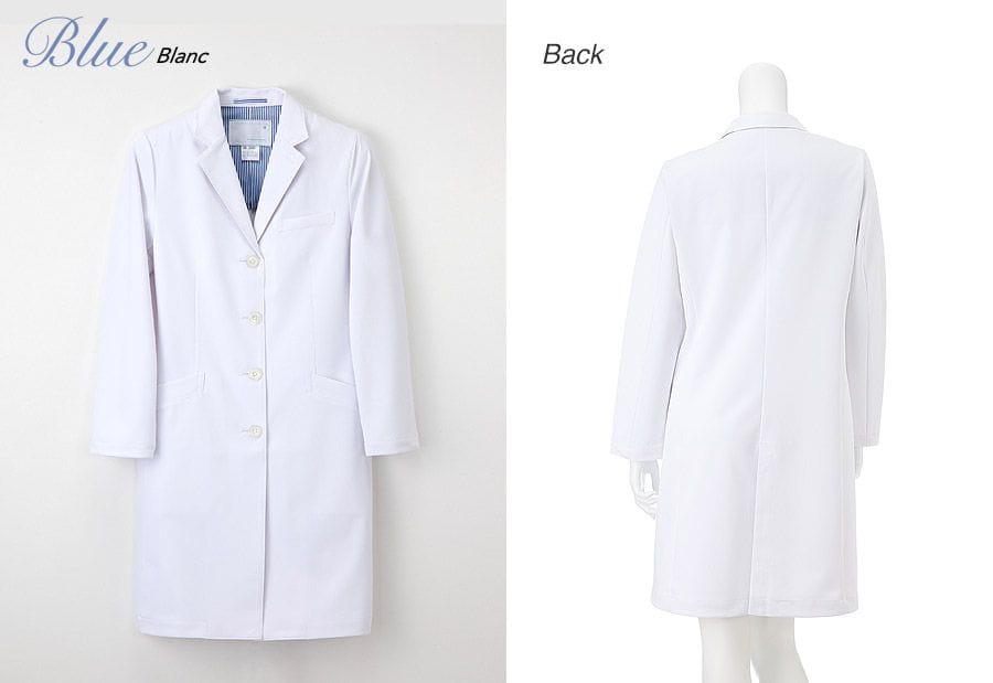 ナガイレーベン】Blue Blanc4D+ シングルドクターコート SD-3040
