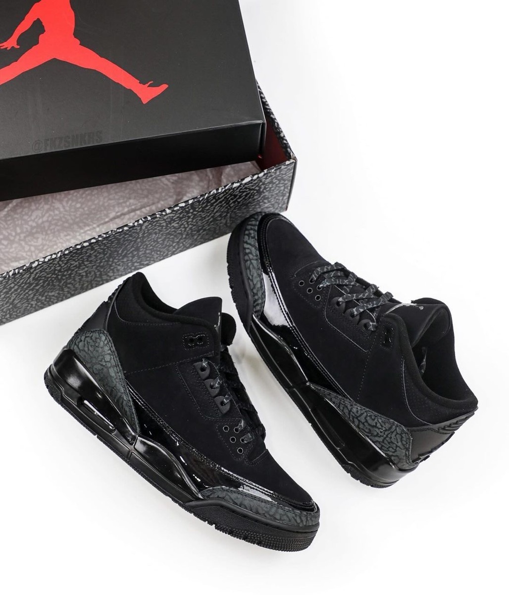 Nike Air Jordan 3 Retro “Black Cat”が国内1月11日に復刻発売［CT8532