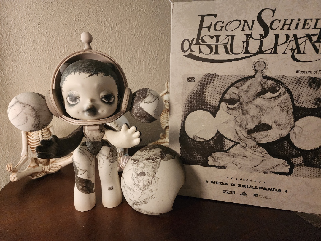MEGA α SKULLPANDA 400% Egon Schiele | MEGA - POP MART (United States)