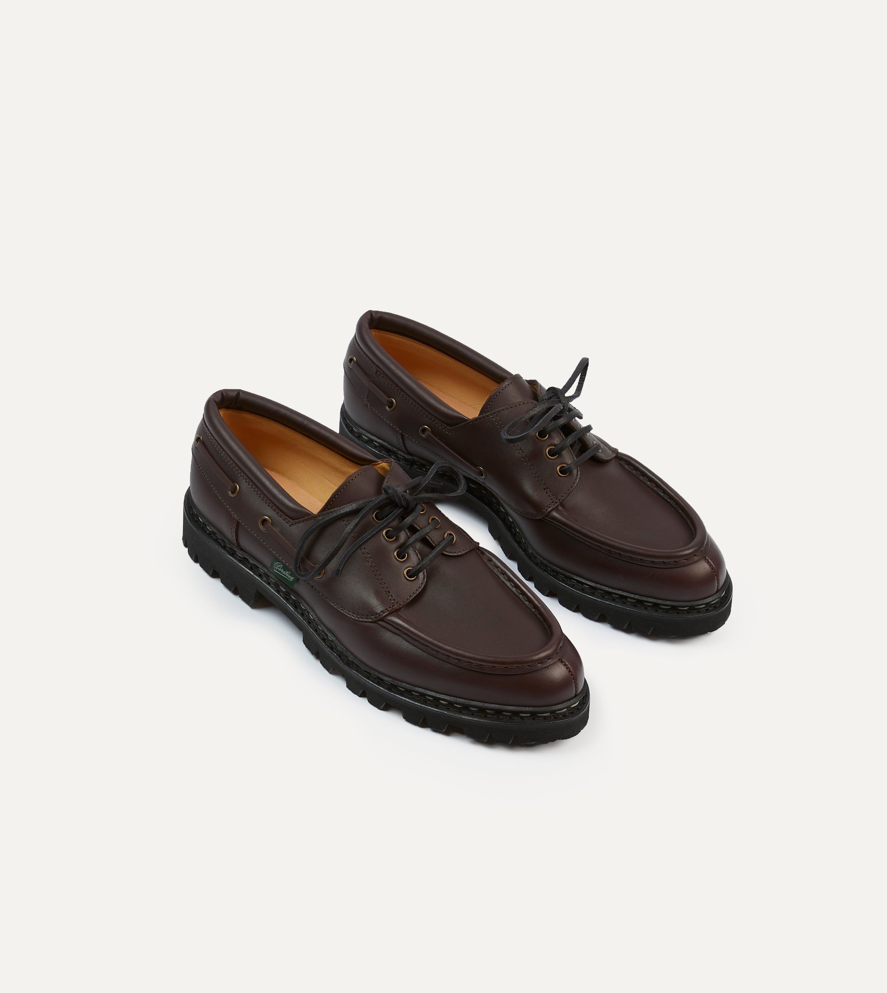 Paraboot Chimey Ébène Calf Leather Derby Shoe – Drakes US